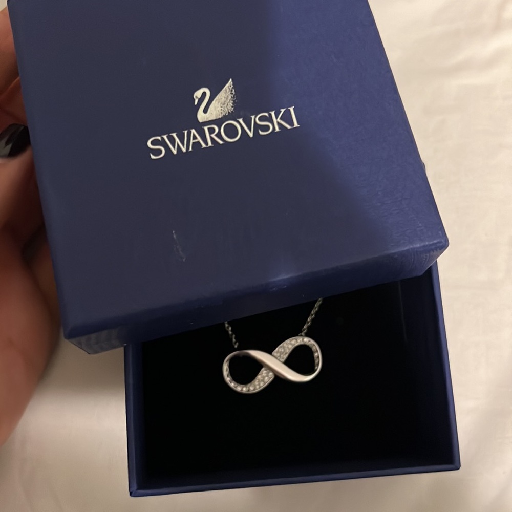 Swarovski Infinity Neckless Never Worn Brand New - image 3